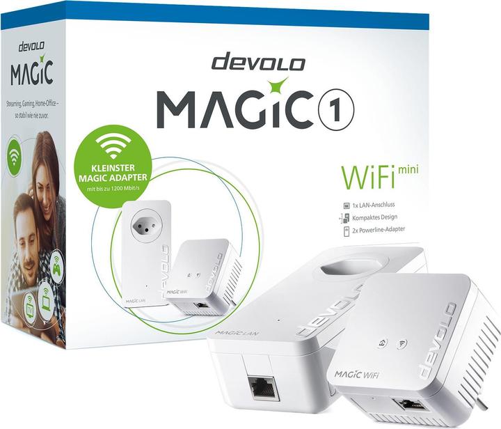 Produktbild Devolo Magic 1 WiFi mini Starter Kit (1200 Mbit/s)