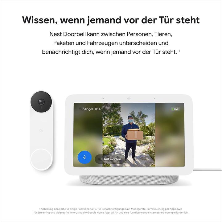 Image du produit Google Nest Doorbell (Bluetooth Faible consommation, Sans fil)