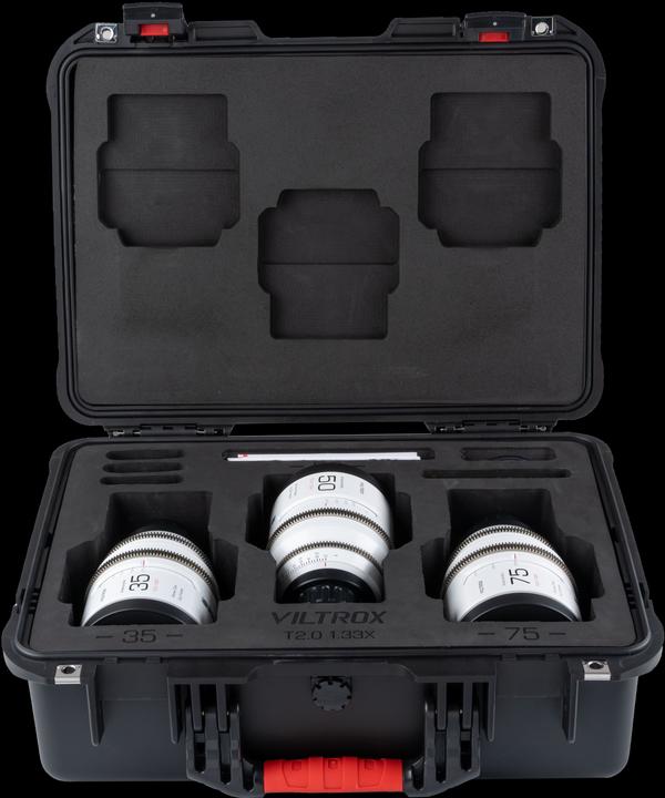 Immagine prodotto Viltrox SET di lenti anamorfiche 35/50/75 mm T2.0 1.33X con attacco PL (L-mount, Full-frame)