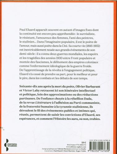 Actual product image Paul Eluard, comme un enfant devant le feu (French, Laby Victor, Barbarant Olivier, 2024)