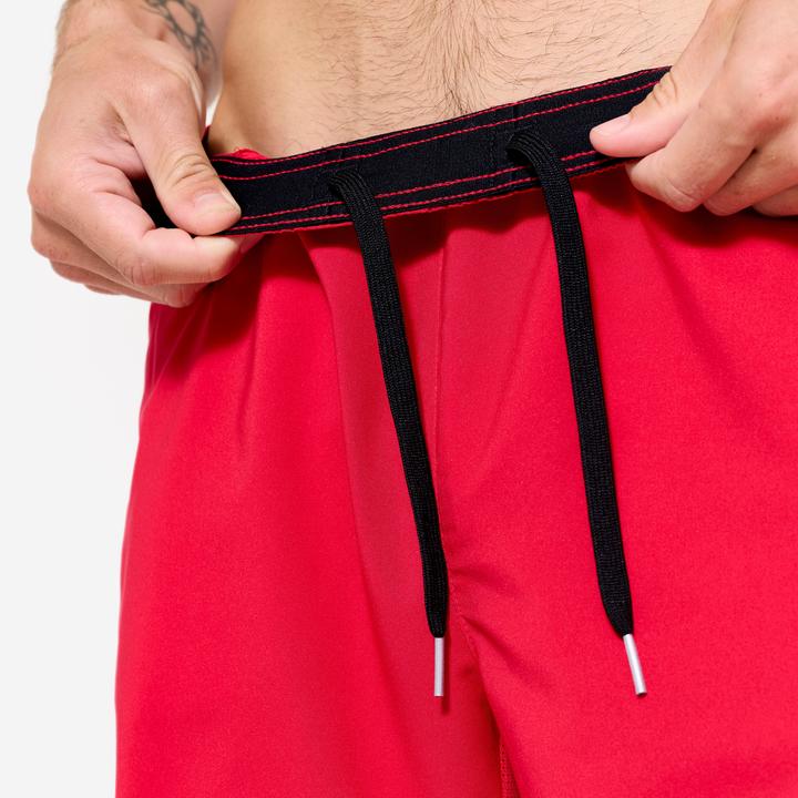 Produktbild Domyos Shorts Herren atmungsaktiv Reissverschlusstaschen - rot (XL)