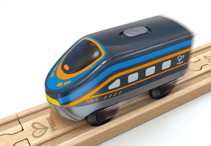 Produktbild Hape Batteriebetriebene Intercity-Lok schwarz