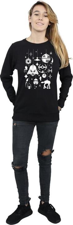 Immagine prodotto Star Wars Christmas Decorations Felpa Donna (XXL)