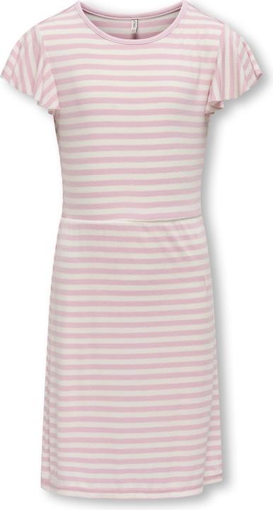 Actual product image Only Normal geschnitten V-Ausschnitt Junior Fledermaus-Ärmel Kurzes Kleid Kleid (146)