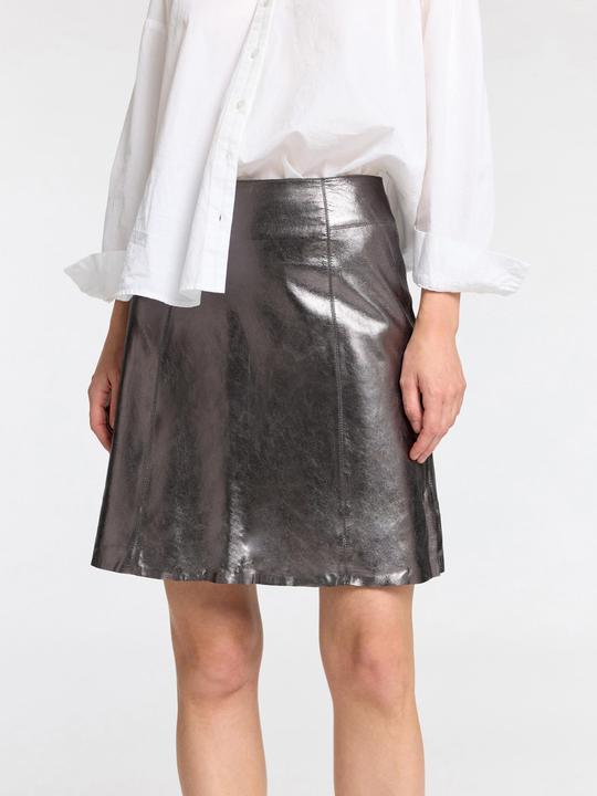 Image du produit Selected Femme Metallic Lederminirock (36)