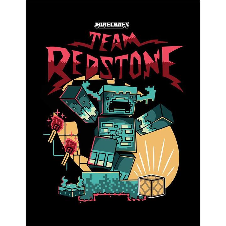 Image du produit Minecraft - Poster encadré TEAM REDSTONE