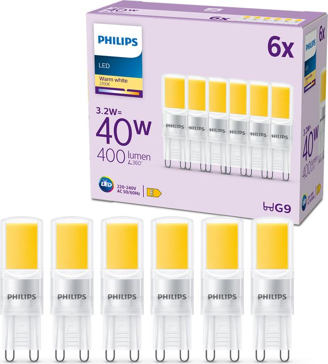 Produktbild Philips LED Lampe (G9, 3.20 W, 400 lm, 6 x, E)