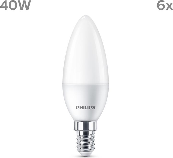 Produktbild Philips LED Lampe (E14, 4.90 W, 470 lm, 3 x, F)