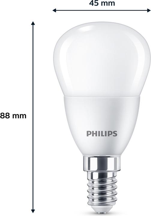 Immagine prodotto Philips Lampada a led (E14, 4.90 W, 470 lm, 3 x, F)