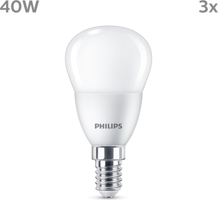 Immagine prodotto Philips Lampada a led (E14, 4.90 W, 470 lm, 3 x, F)