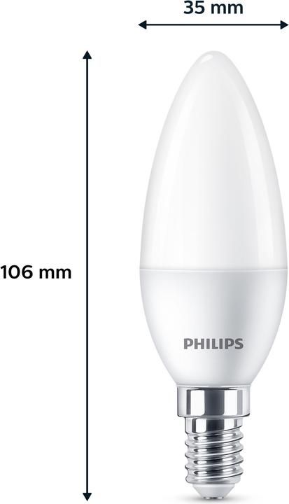Produktbild Philips LED Lampe (E14, 2.80 W, 250 lm, 3 x, F)