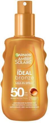 Garnier Ambre Solaire Ideal Bronze Milk-In-Spray (Sonnenspray, SPF 50, 150 ml)