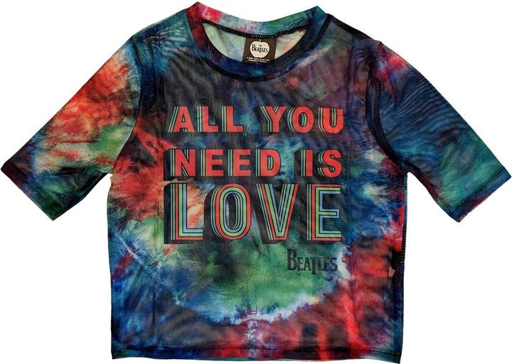 Produktbild The Beatles All You Need Is Love Mesh Crop Top (M)