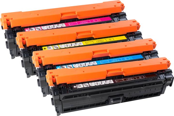 Actual product image Tonerfabrik Toner SET CE740A / 307A Set with all four colours (M, FC, Y, C)