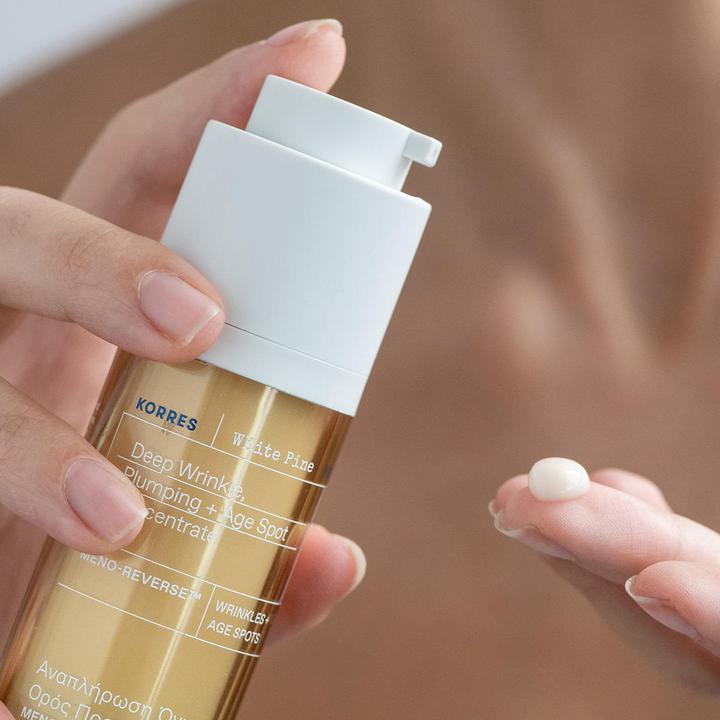 Image du produit Korres White Pine Meno Reverse™ Concentré rides profondes, repulpant + taches de vieillesse (30 ml)