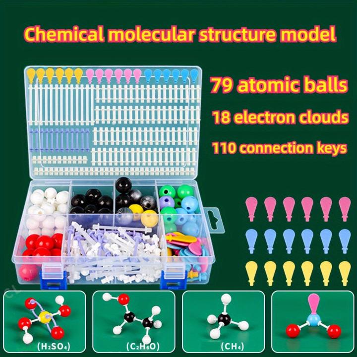 Image du produit Activity Board Kit de modèles pour les structures moléculaires chimiques : modèle de sphère et de tige pour