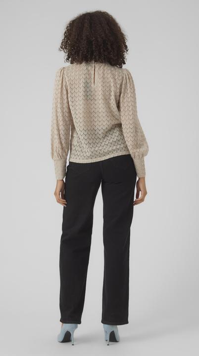 Produktbild Vero Moda Vmbecca Ls High Neck Lace Top Jrs Noos (XXL)