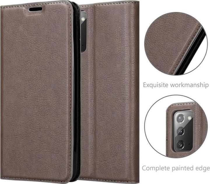 Actual product image Cadorabo Book Invisible Magnet Cover (Samsung Galaxy Note 20)