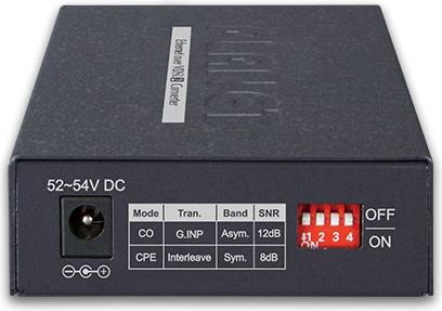 Productafbeelding Planet 1-Port 10/100/1000T 802.3at PoE+ Ethernet naar VDSL2 Converter Breedbandcommunicatie (Omvormer)