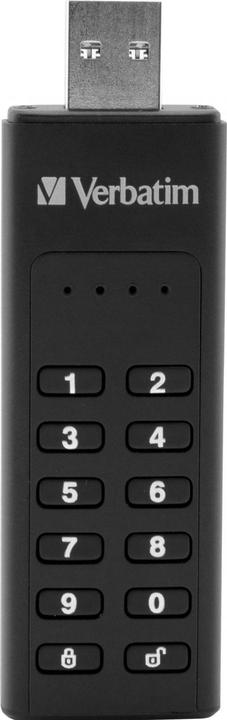 Actual product image Verbatim Keypad Secure 64GB USB 3.0 (64 GB, USB-A, USB 3.1)