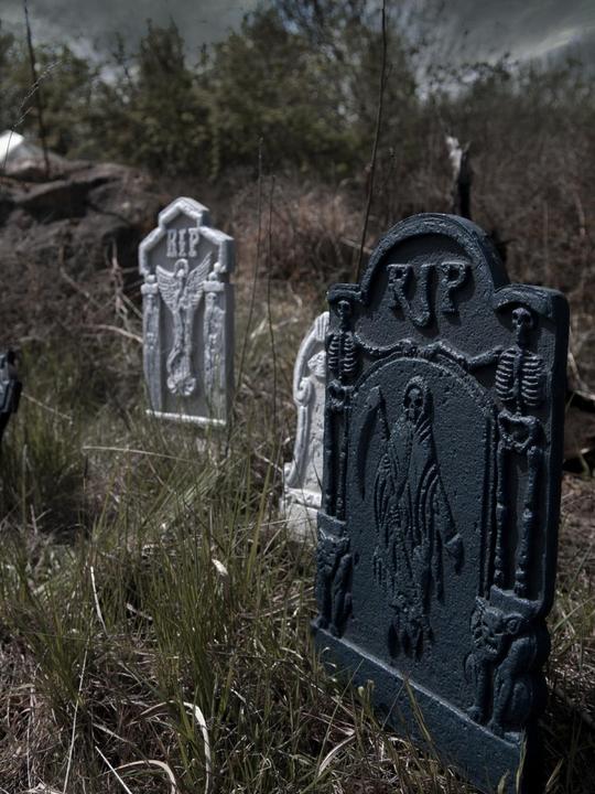 Immagine prodotto Europalms Set di lapidi di Halloween "Cimitero