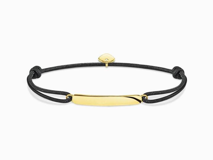 Produktbild Thomas Sabo Kette Little Secret Classic gold (27 cm, Nylon, 925 Sterlingsilber, 750 Gelbgold Vergoldung)