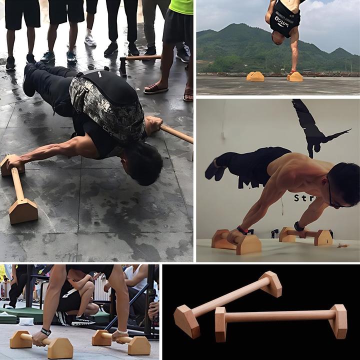 Produktbild Hermex 2er Set Liegestützgriffe Push-up Bar Handstandgriffe Liegestützhilfen