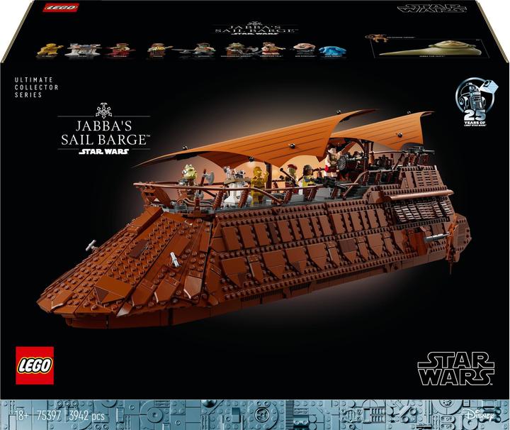 Image du produit LEGO Barque à voile de Jabba (75397, LEGO Star Wars, LEGO difficiles à trouver)