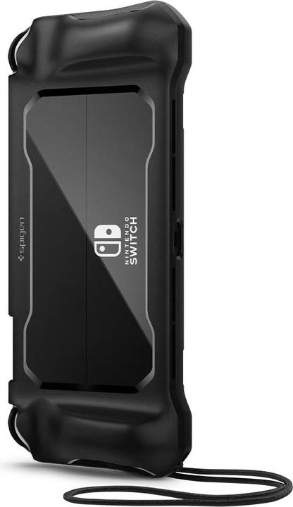 Actual product image Spigen Rugged Armor Nintendo Switch OLED Matte Black (Switch OLED)