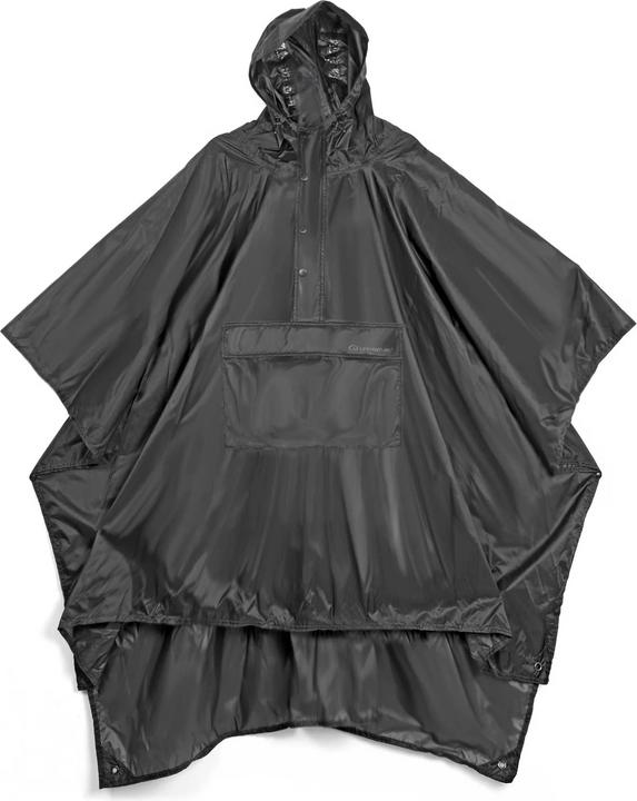 Actual product image Lifeventure Poncho, Black (One size)