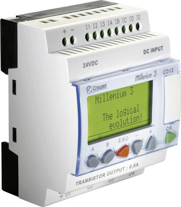 Crouzet PLC Millennium 3 LCD display 24Vcc