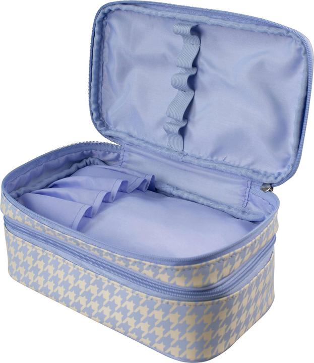 Immagine prodotto Tender Love + Carry Blue Cream Houndstooth - Double Zip Utility