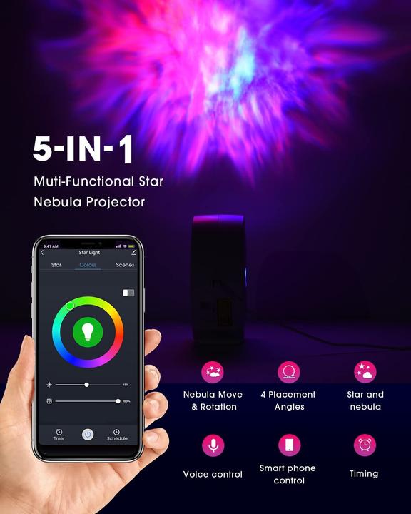 Actual product image Suppou LED Alexa Starry Sky Projector