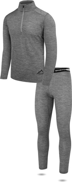 Image du produit Normani T-shirt et pantalon à manches longues en mérinos pour hommes Canberra/Sydney (3XL)