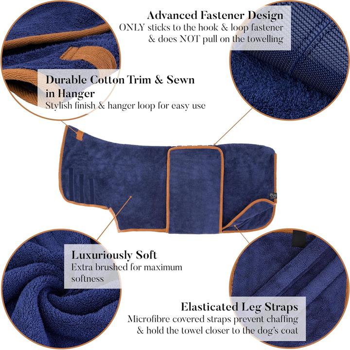 Image du produit Lucky Paws Hundebademantel (XXL, Peignoir pour chien)