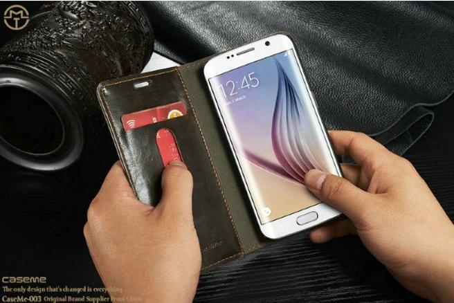 Actual product image Caseme Classic leather cover (Samsung Galaxy S6 Edge)