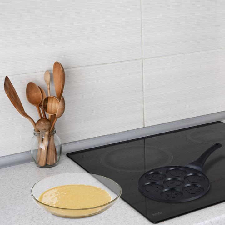 Produktbild Relaxdays Pancake-Pfanne (2.65 cm, Pfannenset + Topfset, Aluminium)
