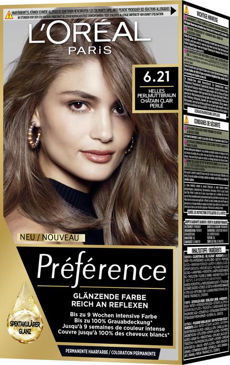 Produktbild L'Oréal Paris Preference Core (Helles Perlmuttbraun, Châtain clair perlé)
