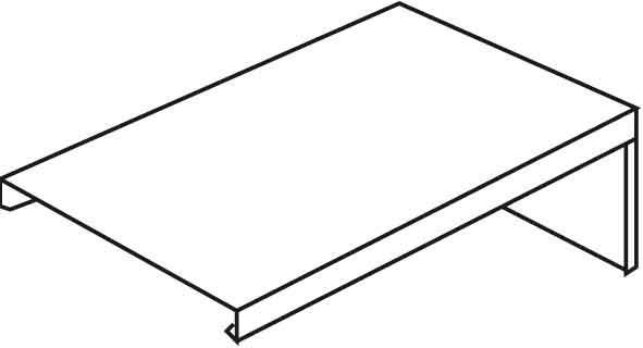 Produktbild Kleinhuis GmbH Co. KG Endstück gr 40x90 RAL7030 ES4090.1