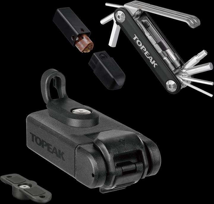 Actual product image Topeak Ninja Master+ TOOLBOX T11, incl. Tubi 11 Ninja holder