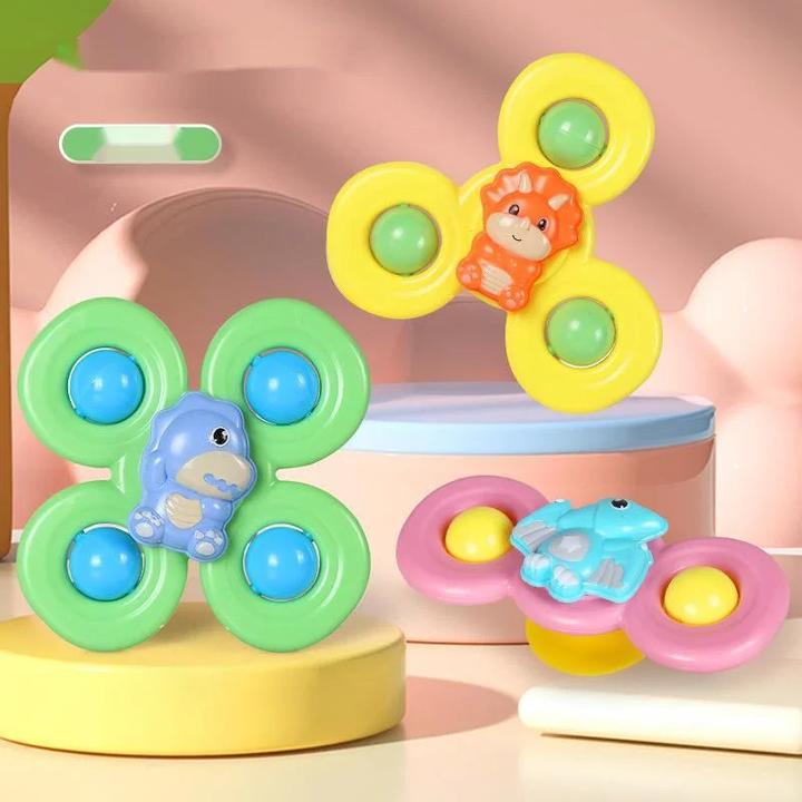 Image du produit Activity Board 3PCS Spinner Cup Spinner Bath Toy for Children Sensory Stress Relief Spinning Educational Toys Baby