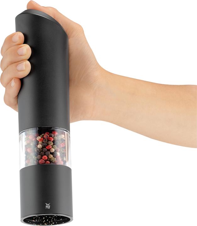 Actual product image WMF Electric Mill 21cm Salt and Pepper Mill Ceramic Grinder Plastic (Pepper, Salt)