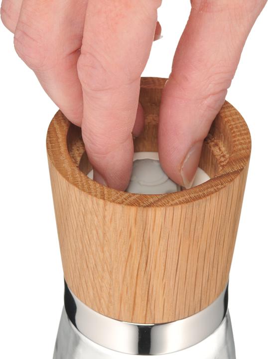Produktbild WMF Mühlenset Salzmühle Pfeffermühle Set 2tlg Keramikmahlwerk Ceramill Nature Glas (Pfeffer, Salz)