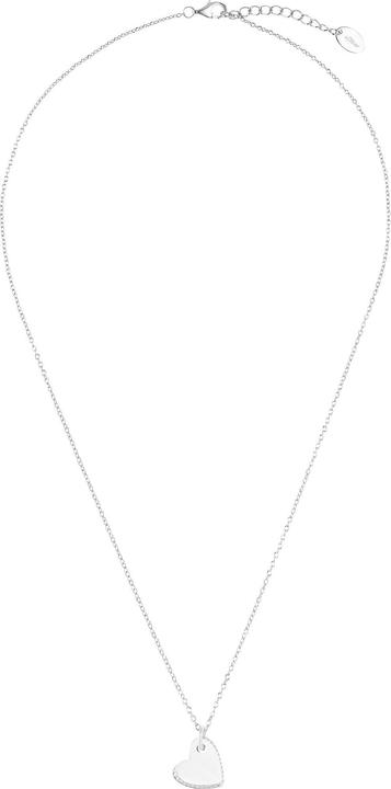 Actual product image S.Oliver Necklace for ladies, 925 Sterling Silver, Zirconia (synth.) | Heart (925 silver, 42 cm)