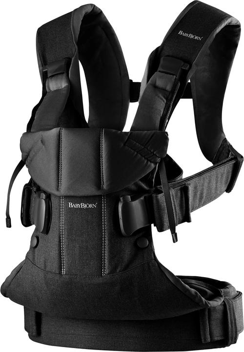 Actual product image BabyBjörn Carrier One Woven Baby Carrier, Black
