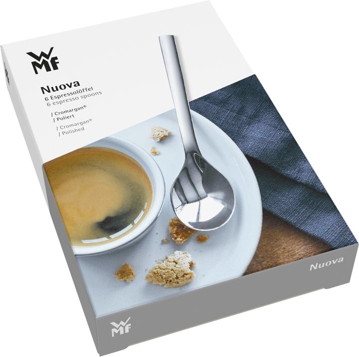 Produktbild WMF Espressolöffel Set 6tlg 11cm Nuova Edelstahl poliert (6 Stück, Löffel)