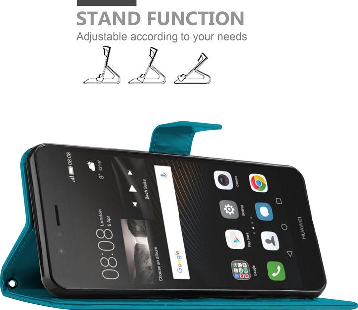 Image du produit Cadorabo Couverture du livre de fleurs (Huawei P9 Lite)