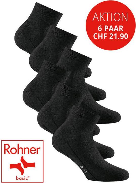 Image du produit Rohner Pack de 6 Basic Quarters (paquet de 6, 47 - 50)