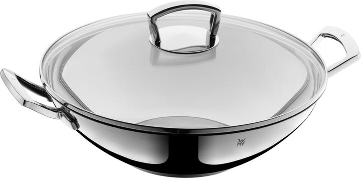 WMF Wok (36 cm, Wok, Acier inoxydable)