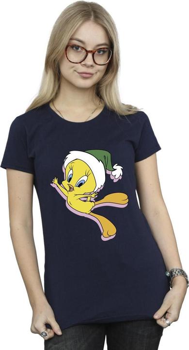 Immagine prodotto Looney Tunes Tweety Christmas Hat Maglietta Donna (S)